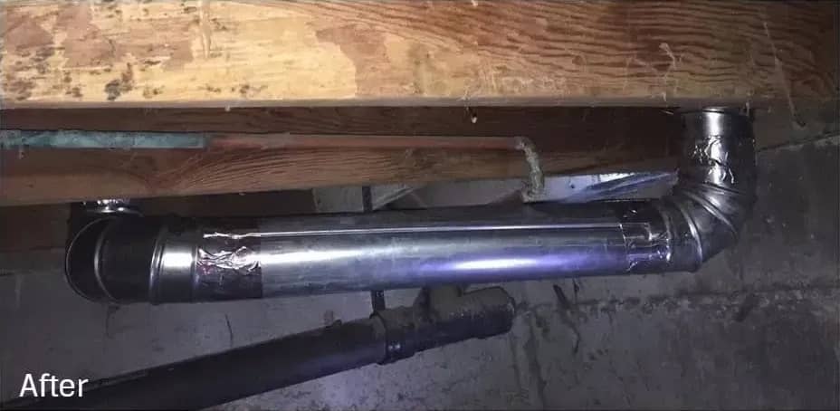 After Dryer Vent Installation